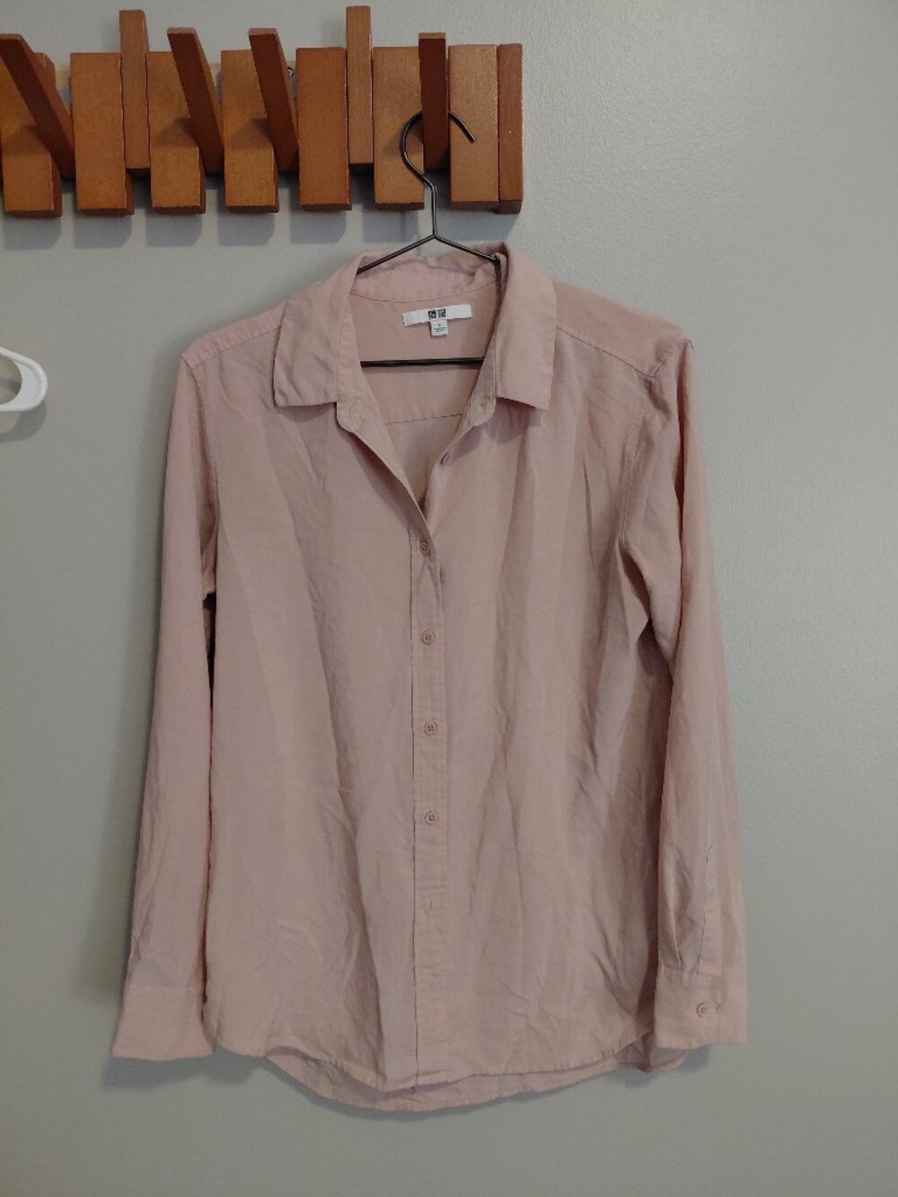 Uniqlo Pink Button Down Shirt